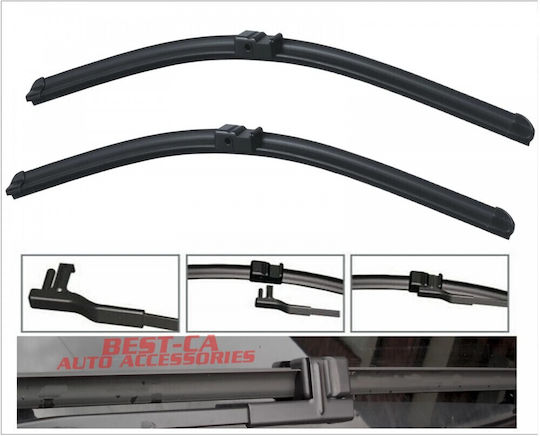 Front Windshield Wiper Set 65+43 Cm Suitable Peugeot 207 2006-2012