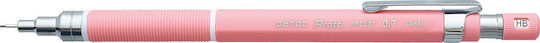 Penac Professional Creion Mecanic Penac Protti Prc-107 0.7mm Corp Metalic Vârf Retractabil Roz