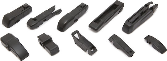 Professional 14 Inch 36 Cm Windshield Wiper Universal Rubber Blades 10 Adapters Rain Storm