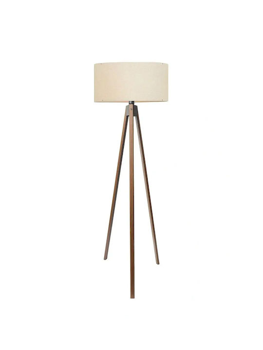 SteweHome Floor Lamp H38xL21cm with Socket for E27 Bulb Gray