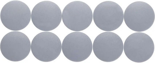 Maul Runde Magnete D32mm 0,80 Kg Haftkraft 10 Stück Set Maul Solide Grau