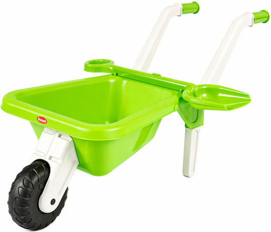 Doloni Roabă Verde Pentru Copii Mâner Ergonomic Lopată Funcțională Dimensiuni 87 X 50 X 38 Cm