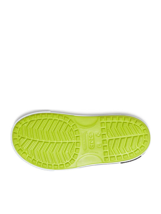 Crocband II Children's Anatomical Beach Shoes Green