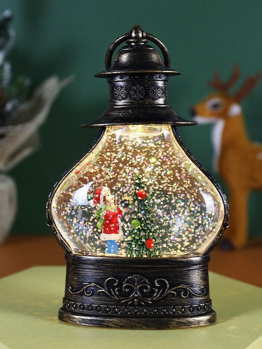 Weihnachts Schneekugel Dekoratives Beleuchtetes Ampel mit Elfen 9x3x14.5cm