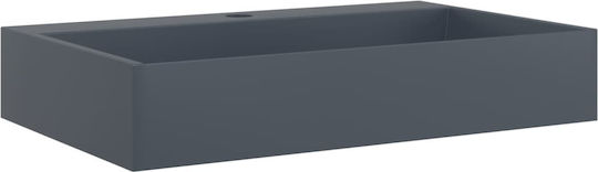 vidaXL An der Wand montiert Wandhängendes / Aufgesetztes Waschbecken Marmor 60x38x11cm vidaXL An der Wand montiert Wandhängendes / Aufgesetztes Waschbecken Marmor 60x38x11cm