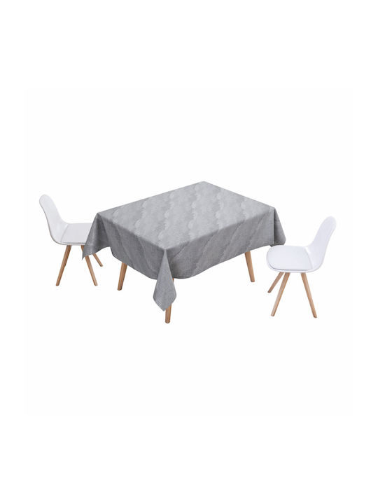 Ankor Ankor Fleckabweisendes Graues Tischtuch 140x140cm