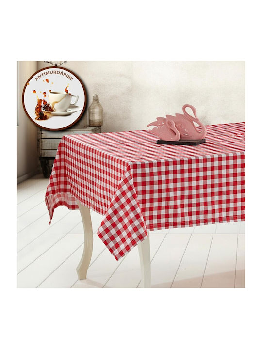 Pucioasa Tischtuch Fleckabweisend Rot 160x320cm