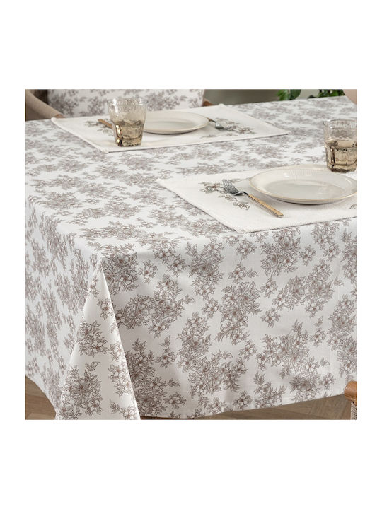 Palamaiki Tablecloth Cotton Dinner White 140x180cm