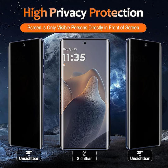 Privacy Full Face Стъклен Протектор (Redmi Note 15 / Poco M8)