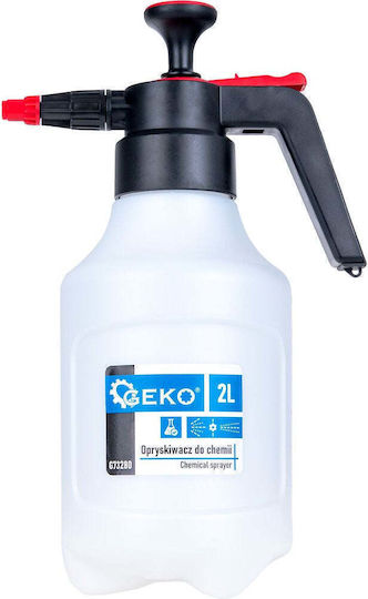 Pulverizator cu Presiune Manual 2l Pentru Dezinfectant și Curățare Frâne Geko