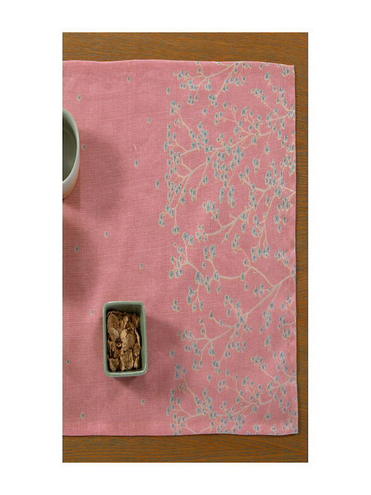 Nef-Nef Homeware Floriva Koralle Tischdecke 45x140cm