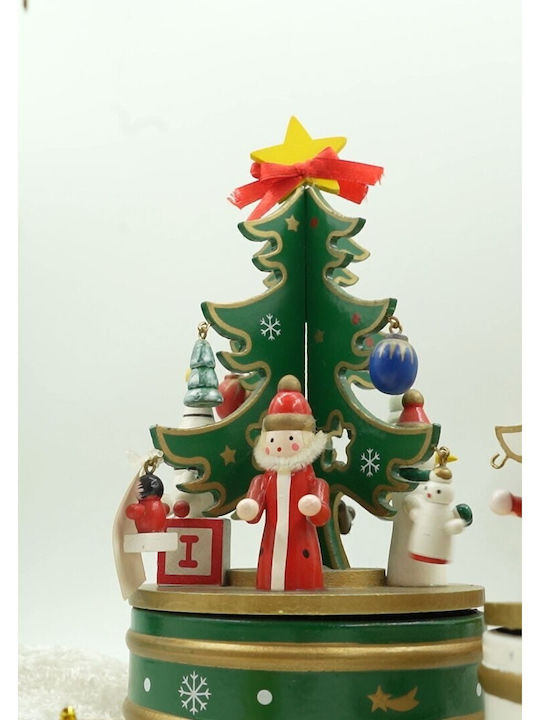 Alista Home Figurină Decorativă de Crăciun Verde cu Muzică 22x12cm