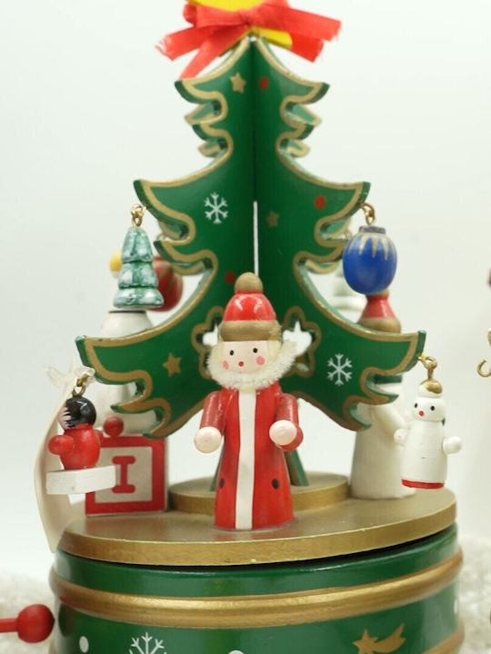 Alista Home Figurină Decorativă de Crăciun Verde cu Muzică 22x12cm