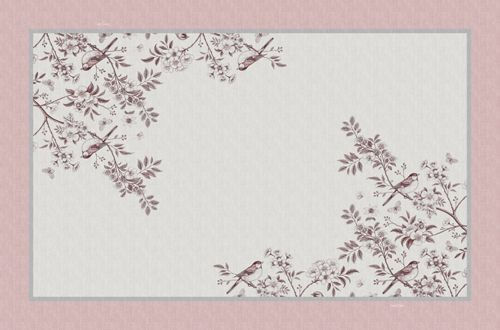 Saint Clair Τραπεζομάντηλο Pink 145x220εκ.
