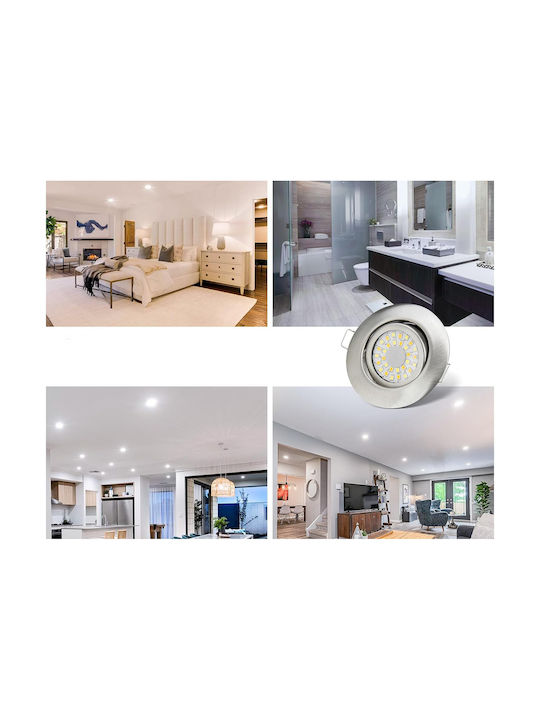 Eingebaute Deckenstrahler Led 5w Ip44 Einstellbar 12 Stück Badezimmer Küche