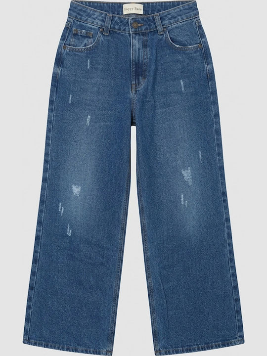 Women's Jean Pants Mid Rise in Loose Fit