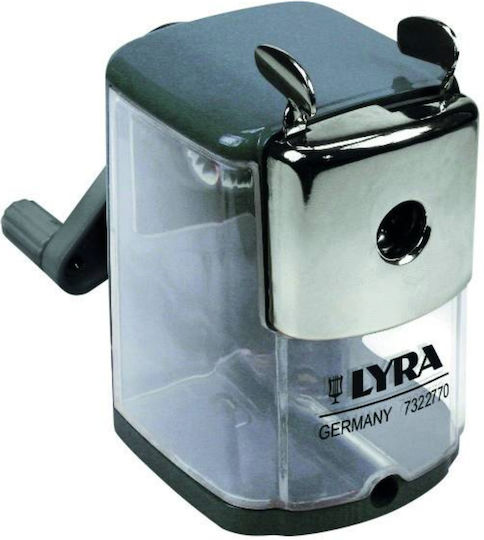 Lyra Mechanischer Anspitzer Metall Lyra Schwarz Transparent