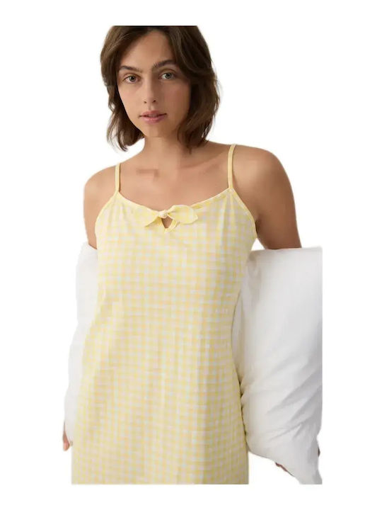 Minerva Minerva Sommer Nachthemd Gelb