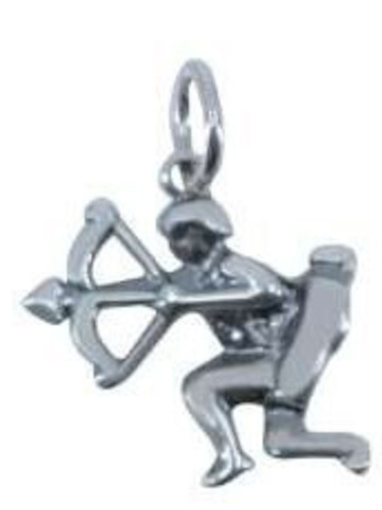 Handy Handy Hängende Charms Tierkreiszeichen Schütze aus Silber