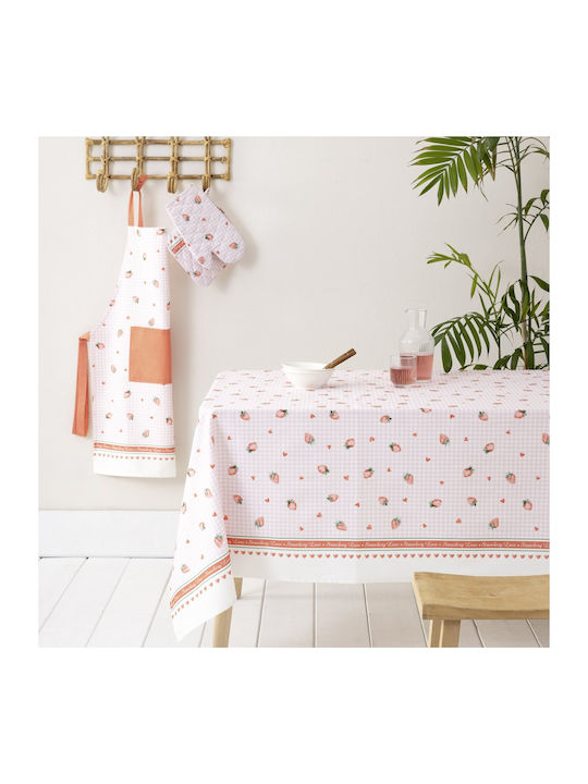 Nima Nima Baumwolle Tischdecke Set Strawberry Love Strawberry Love 140x240cm