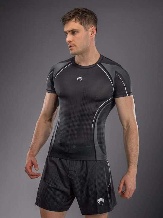 Venum Men's Short Sleeve Shirt VENUM-06276-108 for Jiu-Jitsu Black