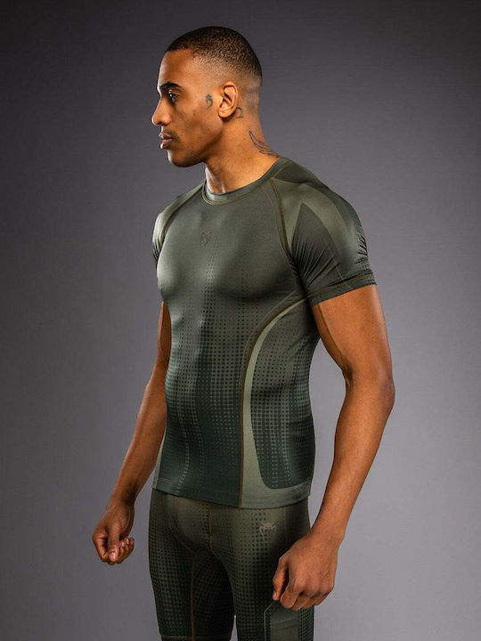 Venum Men's Short Sleeve Shirt VENUM-06276-459 for Jiu-Jitsu Green