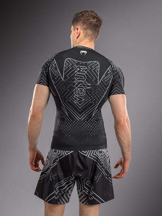 Venum Men's Short Sleeve Shirt VENUM-06154-690 for Jiu-Jitsu Black