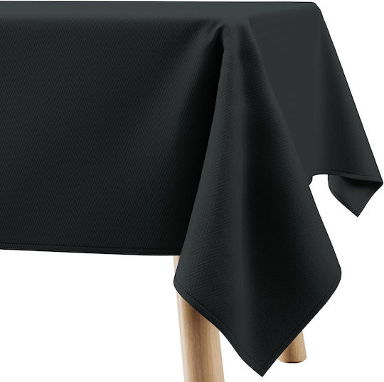 Filumi Τραπεζομάντηλο Αλέκιαστο Black 130x180εκ.