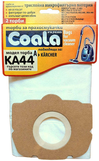 Coala Coala Staubsaugerbeutel 2 Stück Kompatibel mit Karcher Staubsauger