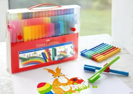 Faber-Castell Drawing Markers Set 60 Colours