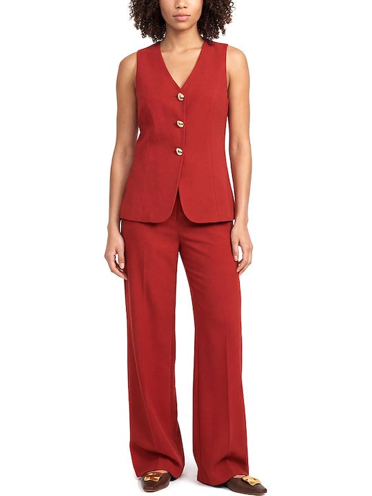Burgundy Women's Vest