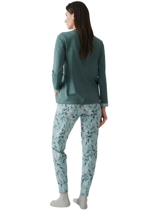 Minerva Winter Women's Pyjama Set Floral