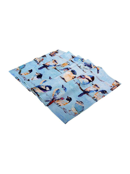 Espiel Runner Birds Light Blue 40x180cm