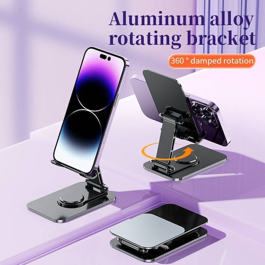 Suport Telefon Alista Home Pliabil Pentru Streaming Din Aliaj De Aluminiu Compatibil Cu Tabletă Pentru Birou 14.6 X 11.5 X 7 Cm Gri Spațial
