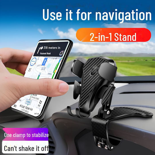 Uncle George Car Mobile Mount with Adjustable Hooks Black