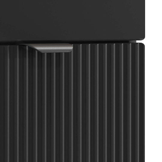 vidaXL Πάγκος χωρίς Νιπτήρα Μ78.5xΒ37.5xΥ81cm Μαύρο