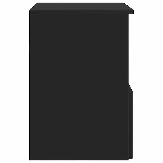 vidaXL Badezimmer Waschtisch-Einheit Ohne Waschbecken M30xB44.5xH50cm Schwarz