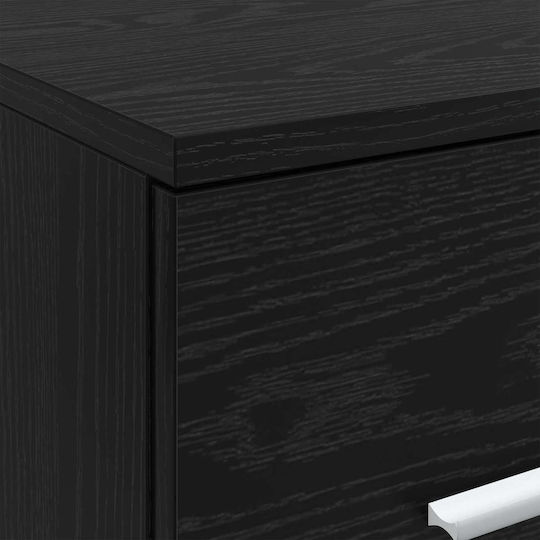 vidaXL Counter Without Sink M30xD35xH50cm Black Oak
