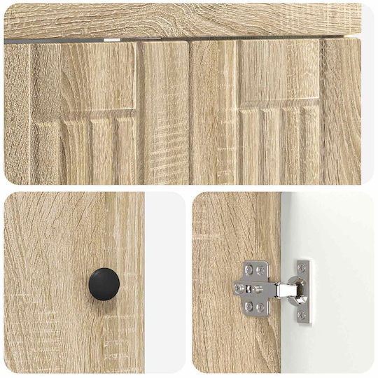 vidaXL Πάγκος χωρίς Νιπτήρα Μ78.5xΒ37.5xΥ81cm Δρυς Sonoma vidaXL Πάγκος χωρίς Νιπτήρα Μ78.5xΒ37.5xΥ81cm Δρυς Sonoma