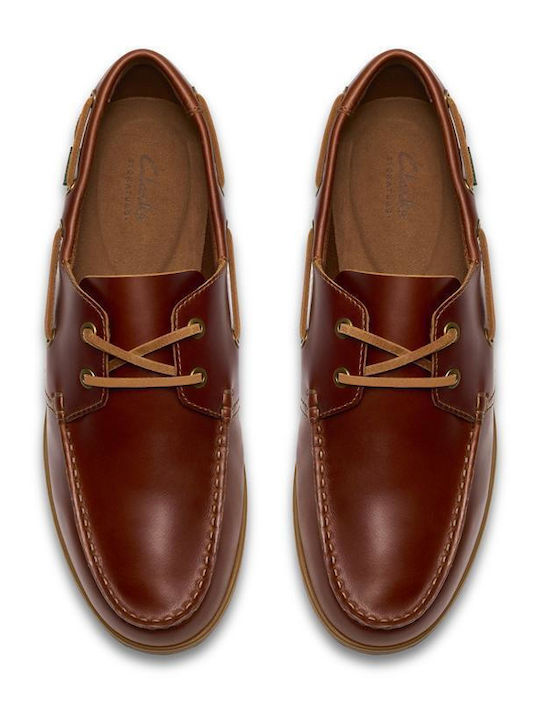 Leather Men's Casual Shoes Brown