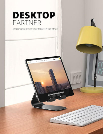Lamicall Tablet Stand Adjustable Angle High Stability Black Universal Compatibility