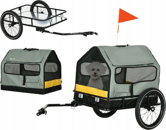 Fahrradanhänger Für Hundetragetaschen Grau