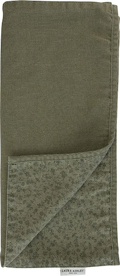 Laura Ashley Ράνερ Wild Clematis Πράσινο 40x150εκ.