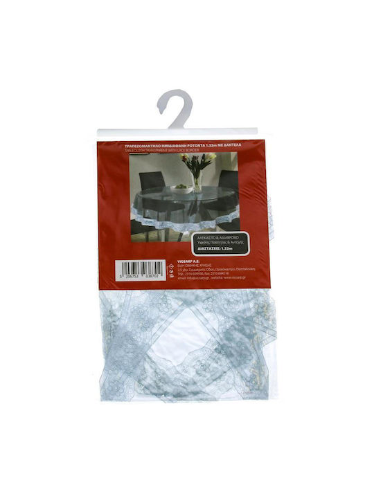 Viosarp Rotunde Fleckabweisend Transparent 132x132cm
