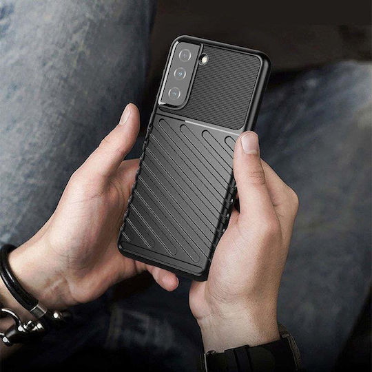 HQWear Back Cover Σιλικόνης Μαύρο (Galaxy S23+)