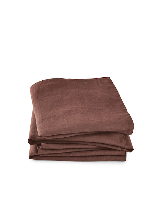 La Redoute Interieurs Față de masă Din Bumbac Set Maro 45x45buc