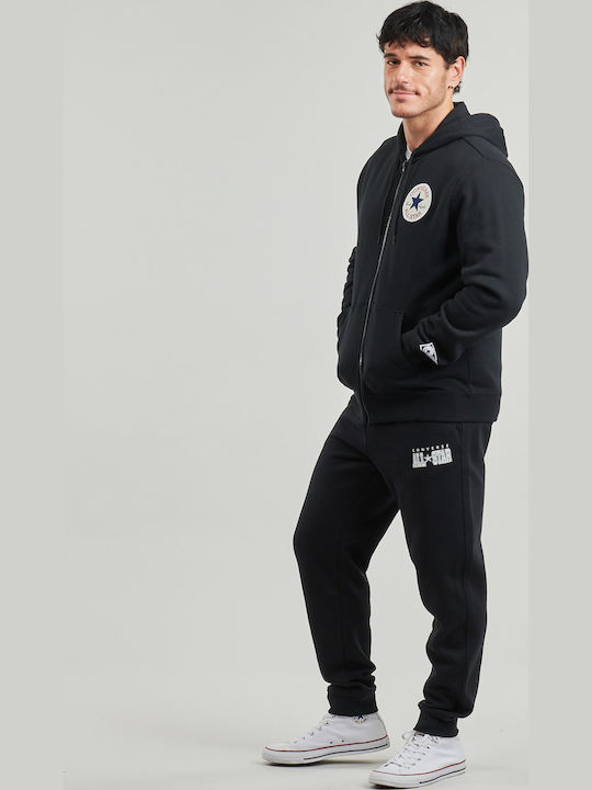 Chuck Sweatshirt mit Kapuze  Chuck Fleece Standard Fit CVM53K03-Schwarz
