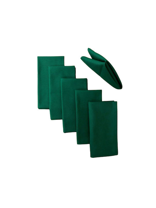 Kotonia Home Șervețel Bumbac Set 10buc Emerald Green 45x45cm