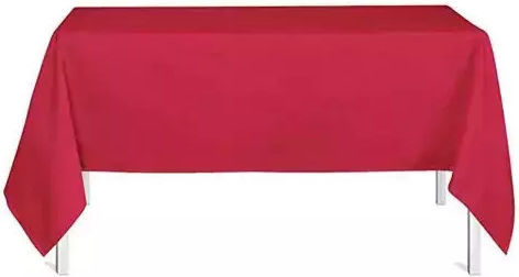 Heute Rotes Tischtuch 140x240cm
