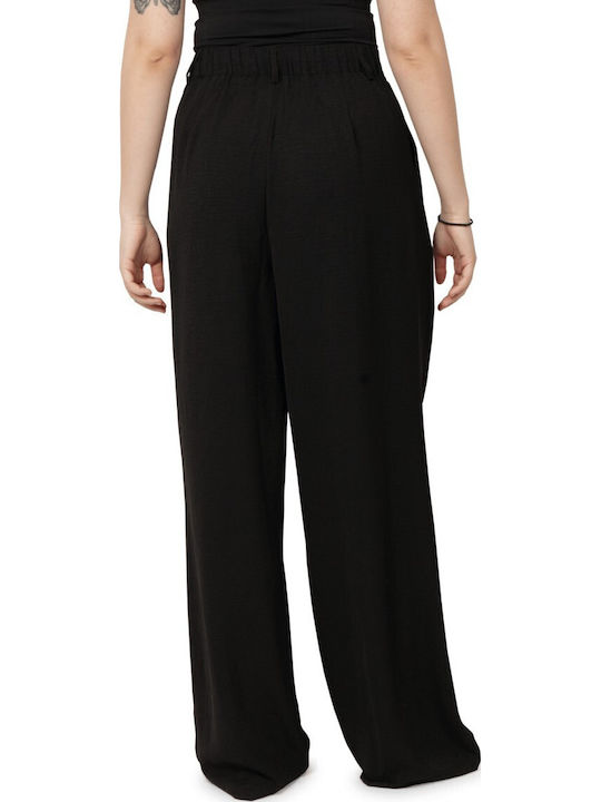 Damenhose in Entspannte Passform Schwarze FBL013-122-02-Schwarz